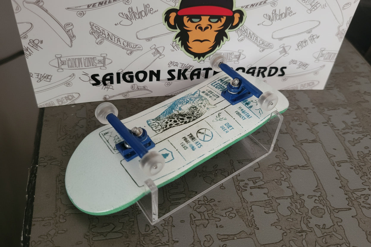 Rare Animal Fingerboard - Amur Leopard - 33mm * 96mm - Popsicle - Medium