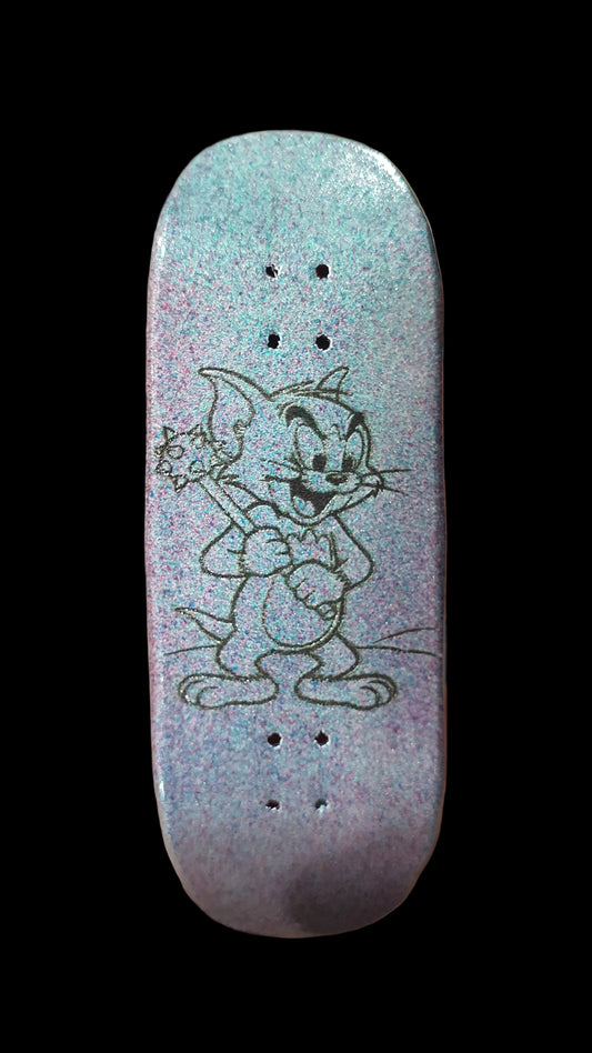 Saigon Skateboards "Bad Kitty" 34mm Fingerboard Deck