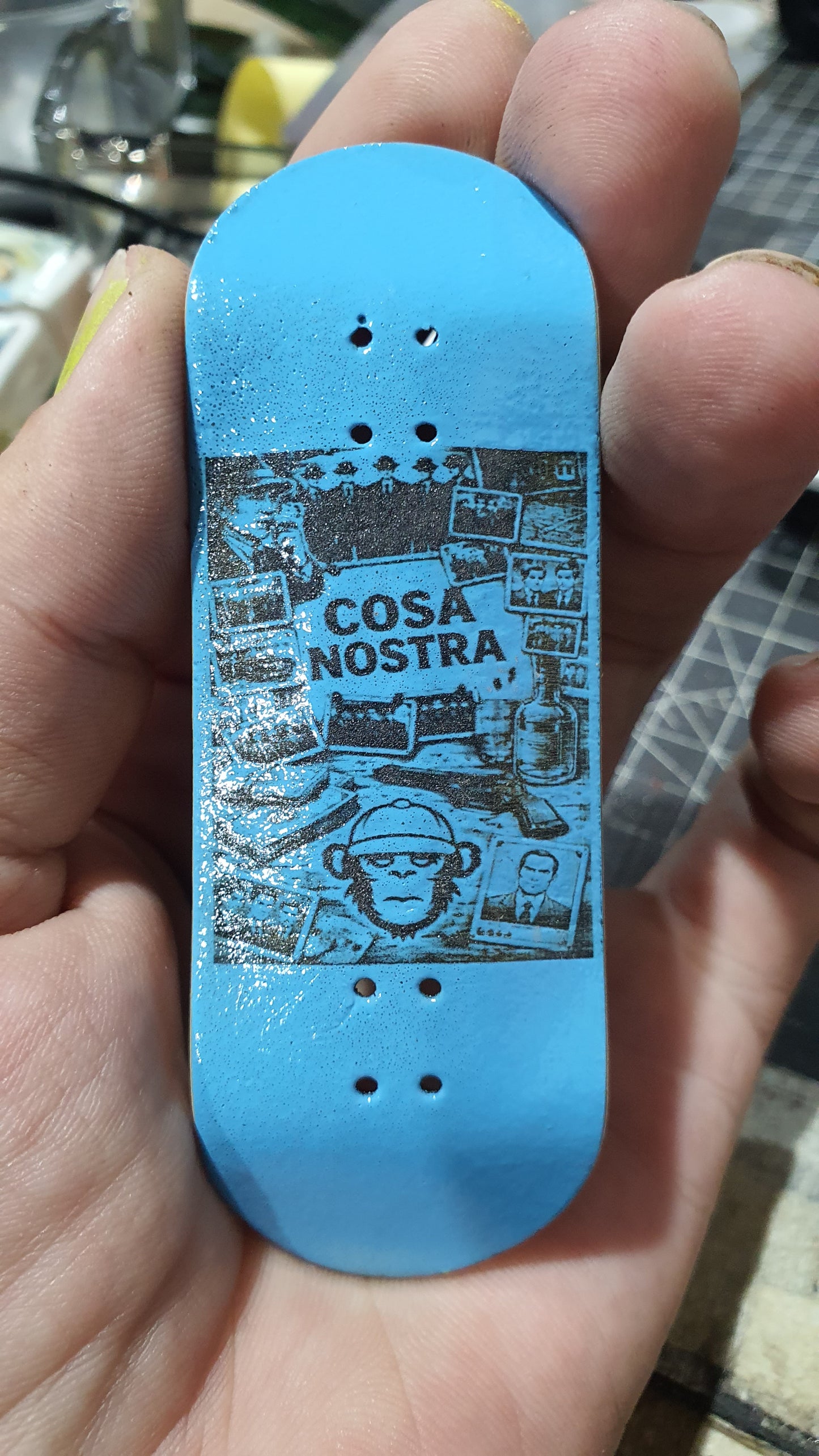 Saigon Skateboards 5-ply Canadian Maple Fingerboard 32mmx98mm Popsicle Shape
