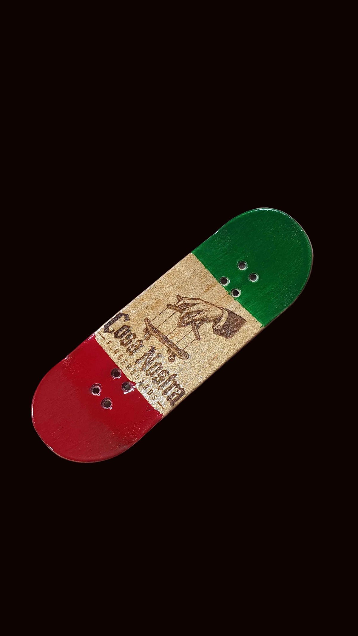 Cosa Nostra Handmade 5-ply Canadian Maple "Chess" 32mm Fingerboard Deck