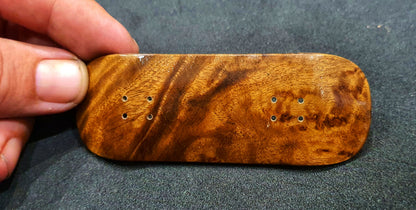 Cosa Nostra Handmade 7-ply Canadian Maple, Spalted Maple, Ebony and Burl fingerboard 34mmx96mm popsicle LIMITED EDITION 1 OF 1