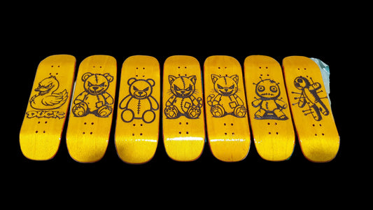 Saigon Skateboards "Playtime" 32mm Fingerboard Deck Collection