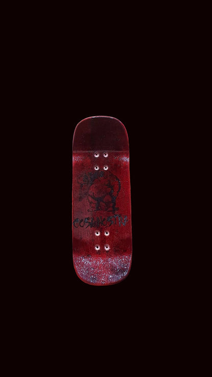 Cosa Nostra Handmade "Indian Red" 34mm Fingerboard Deck