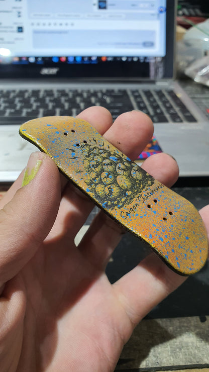 Saigon Skateboards 5-ply Canadian Maple Fingerboard 33mmx97mm Popsicle Shape Custom