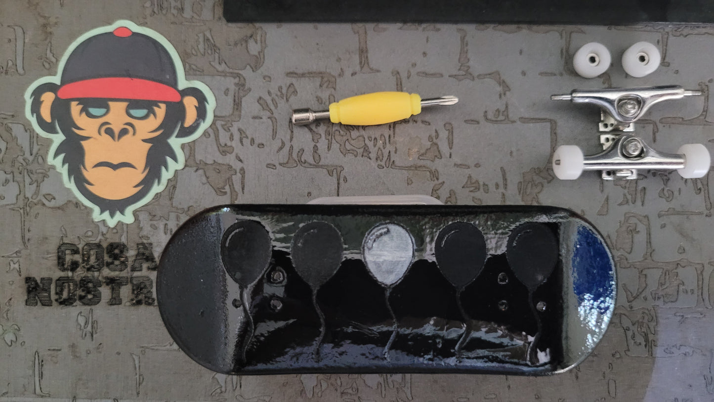 5 ply Maple Fingerboard - The Odd one Out - Popsicle - Medium - 32/34mm * 100mm