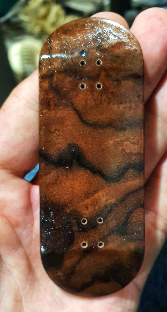 Cosa Nostra Handmade 7-ply Canadian Maple,Ebony and Burl Fingerboard. 34mmx98mm Popsicle shape