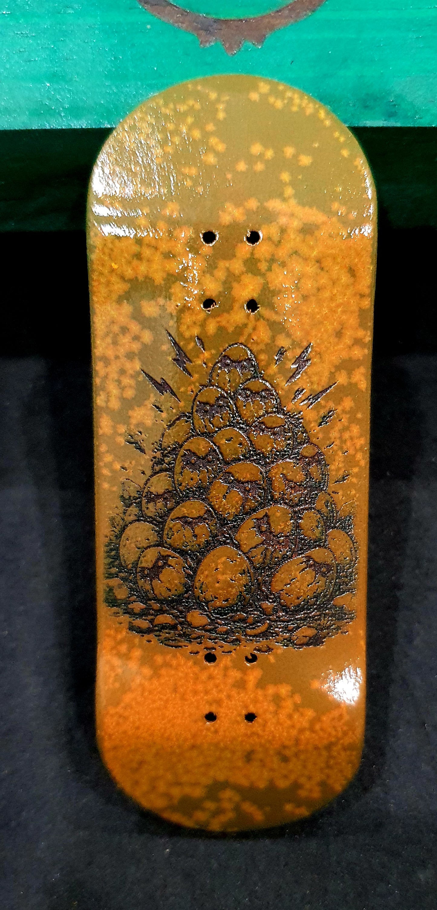 Saigon Skateboards "Rust" 34mm Fingerboard Deck