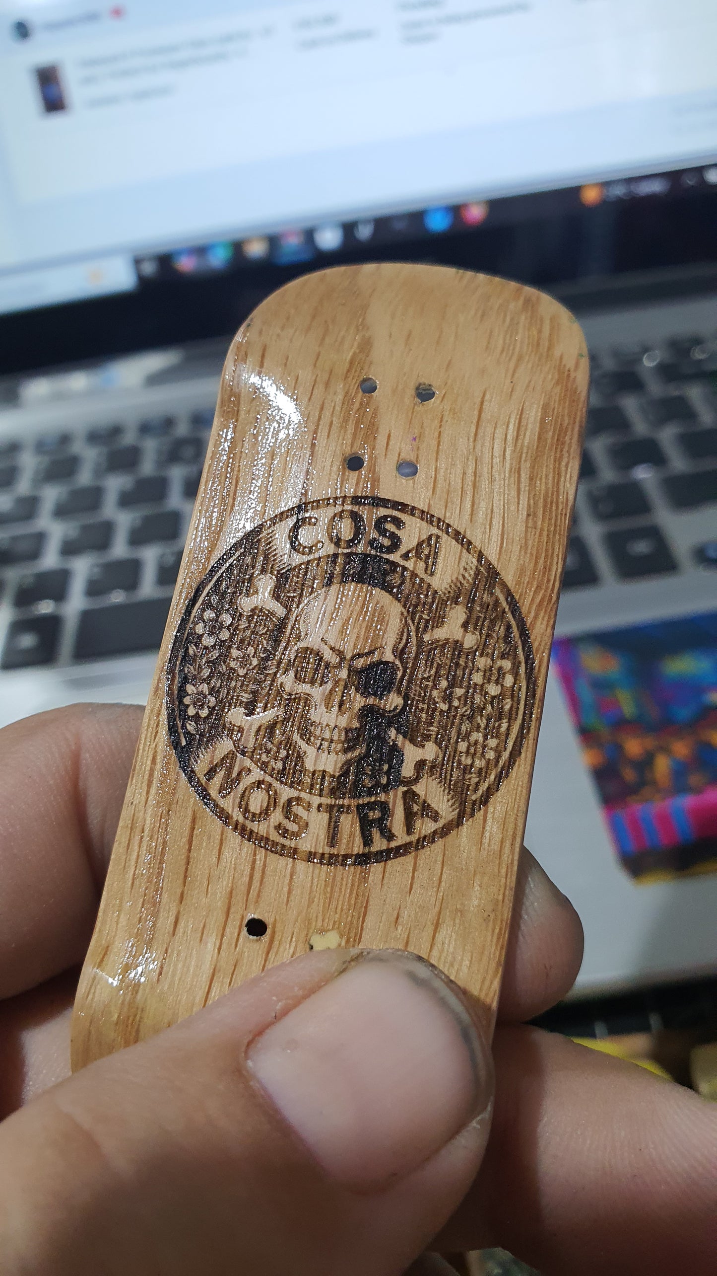 Cosa Nostra - Segno 34mm 5-ply white oak and maple fingerboard