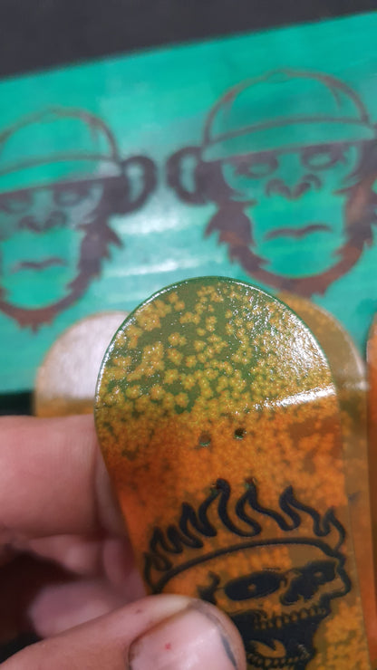 Saigon Skateboards "Rust" 34mm Fingerboard Deck