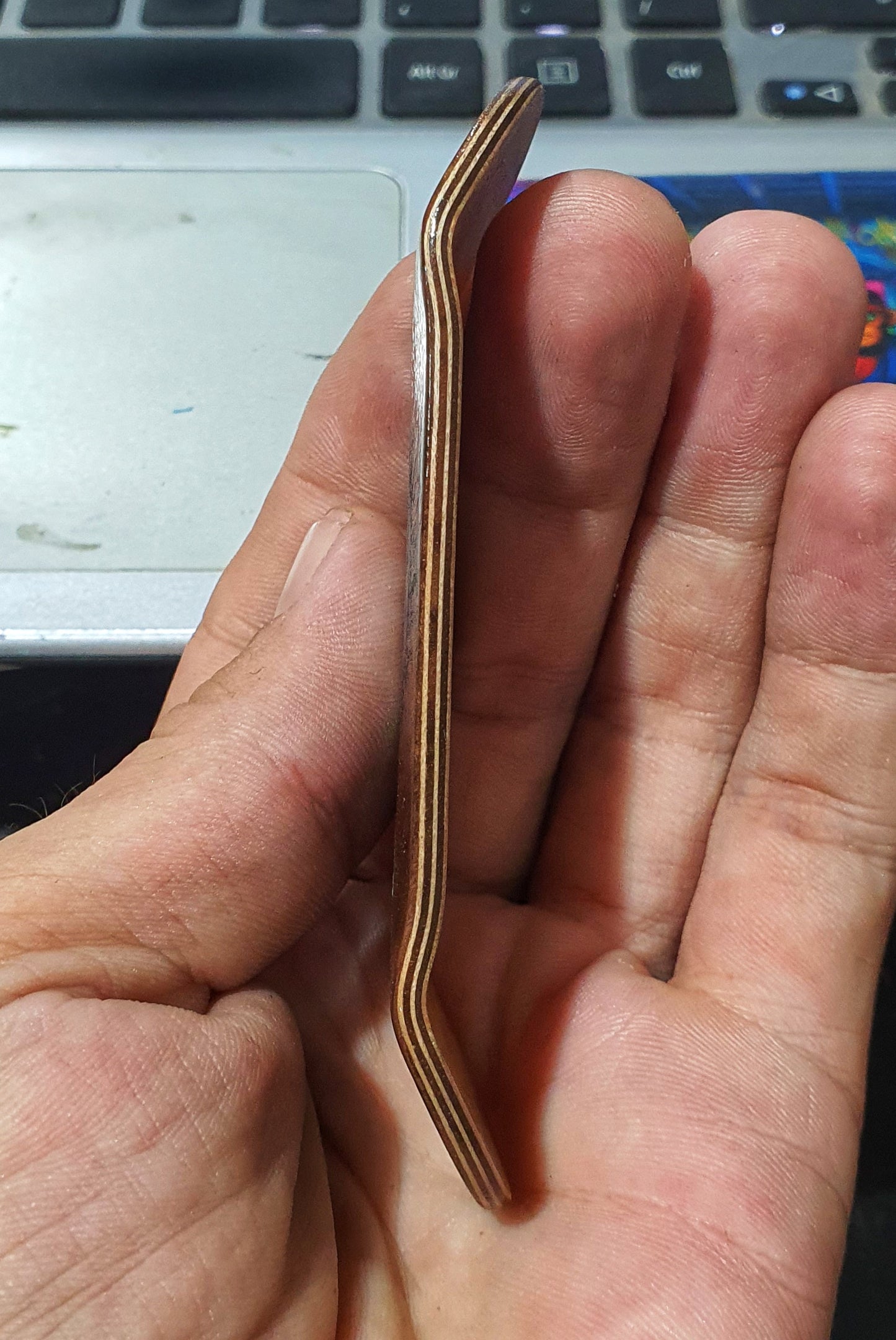 Cosa Nostra Handmade "Hateful Sun" 34mm Fingerboard. NFC enabled.
