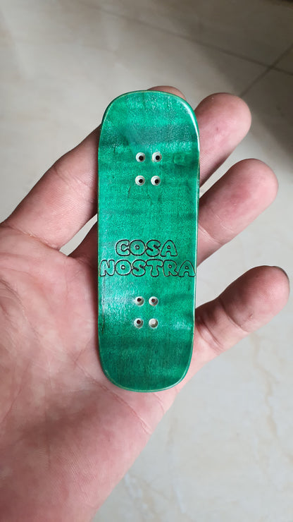 Cosa Nostra 32mmx98mm 5-ply Canadian Maple & Spalted Maple Fingerboard  Boxy Shape