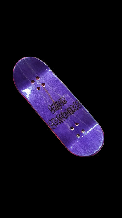 Saigon Skateboards "Urban Wall" 33.3mm Professional Wooden Fingerboard Deck