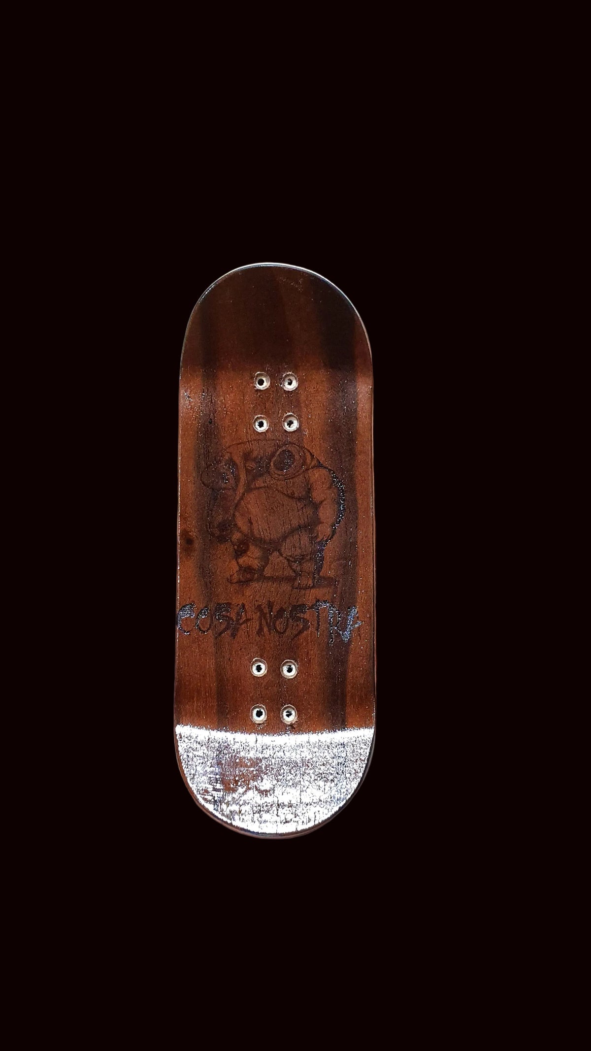 Cosa Nostra Handmade 5-ply "Circled" 34mm Fingerboard Deck