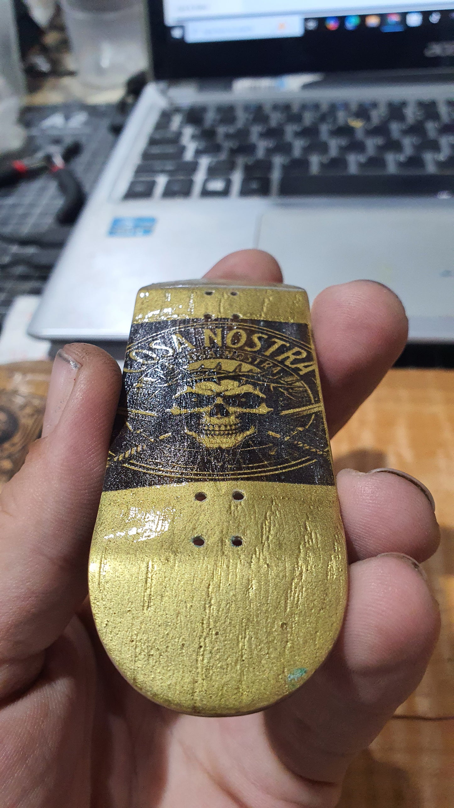 Cosa Nostra - Gold Code 34mmx98mm Fingerboard