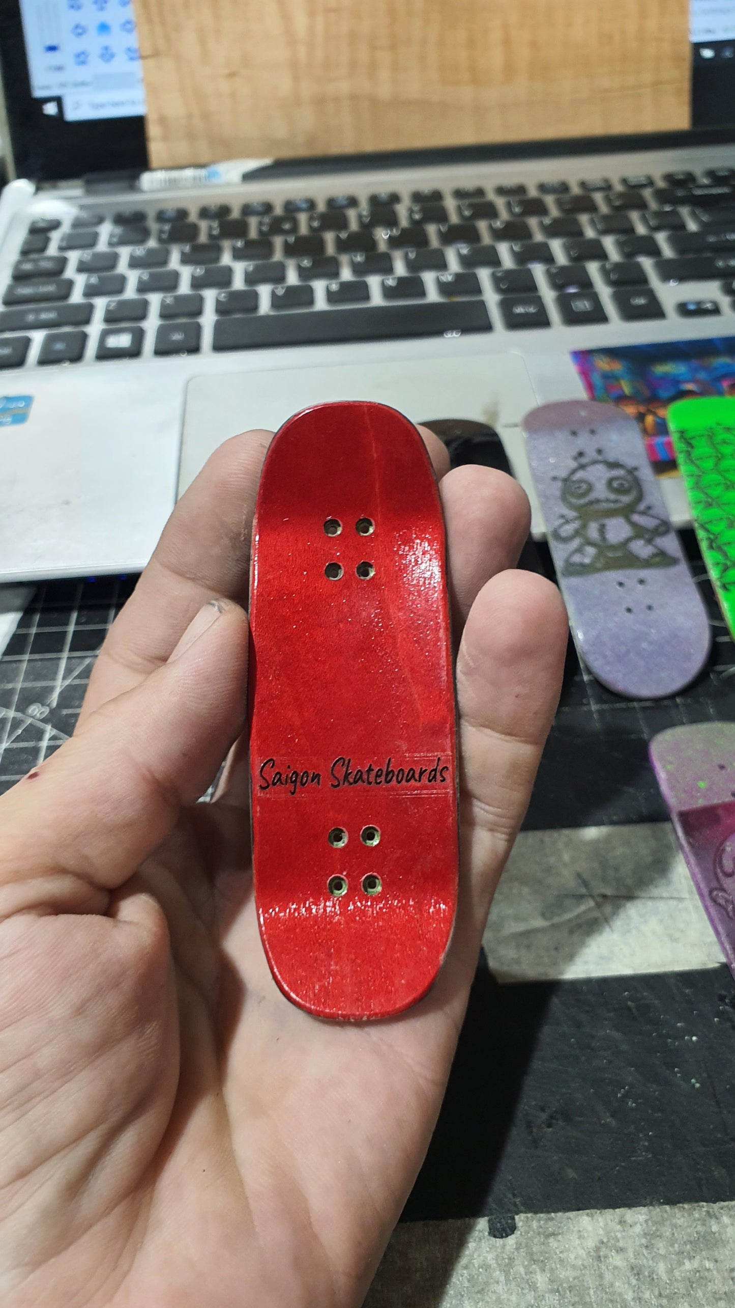 Saigon Skateboards 5-ply Canadian Maple Fingerboard