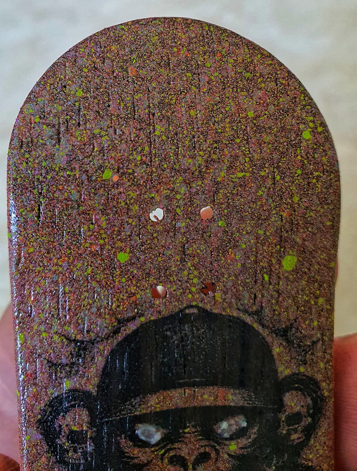 Cosa Nostra Handmade 34mmx98mm Limited Edition Logo Series Fingerboard Popsicle. Medium Concave & Kicks