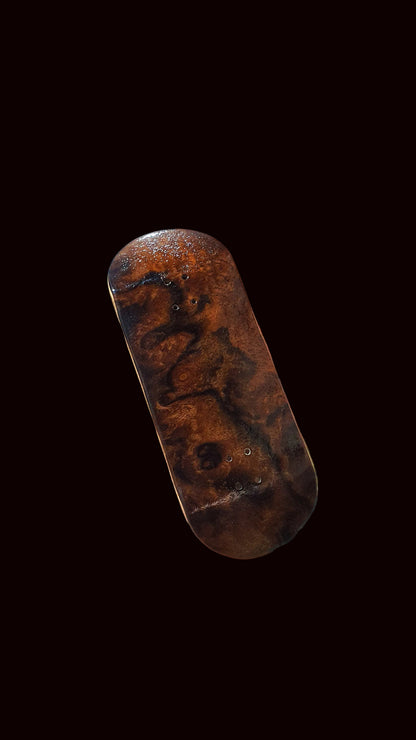 Cosa Nostra Handmade "Wide Boy" 36mm Burl Fingerboard Deck SG159 Mold - Saigon Skateboards
