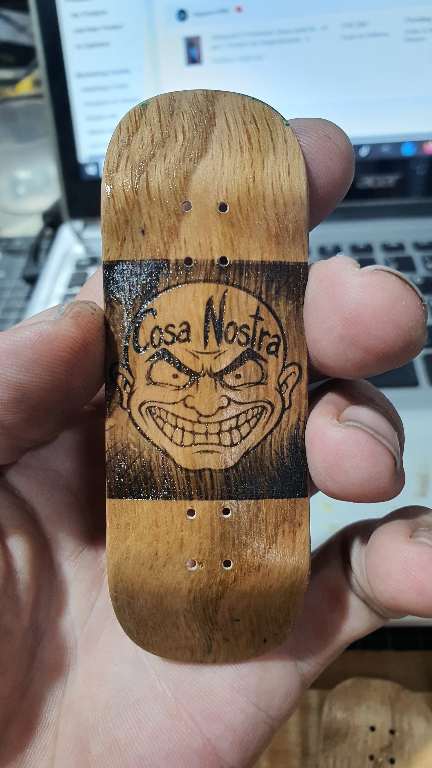 Cosa Nostra - Visitor 34mm fingerboard 5-ply White Oak and Maple