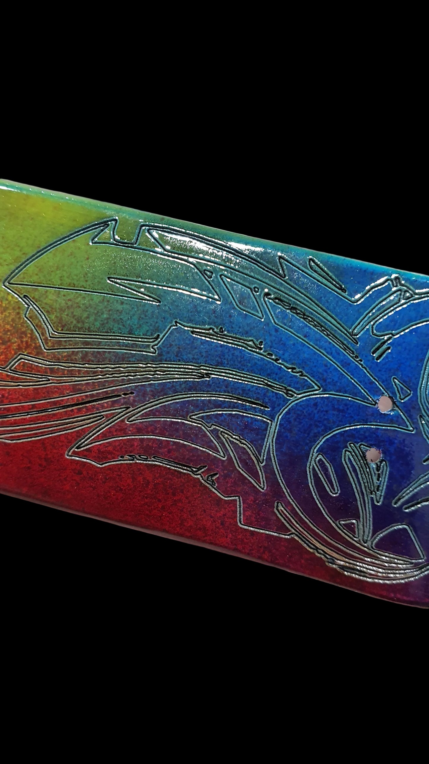 Saigon Skateboards "Urban Wall" 33.3mm Professional Wooden Fingerboard Deck