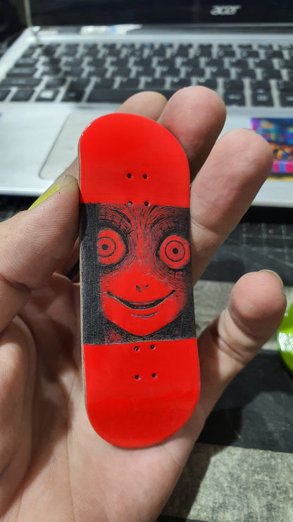 Saigon Skateboards 5-ply Canadian Maple Fingerboard 32mmx98mm Popsicle "Face"