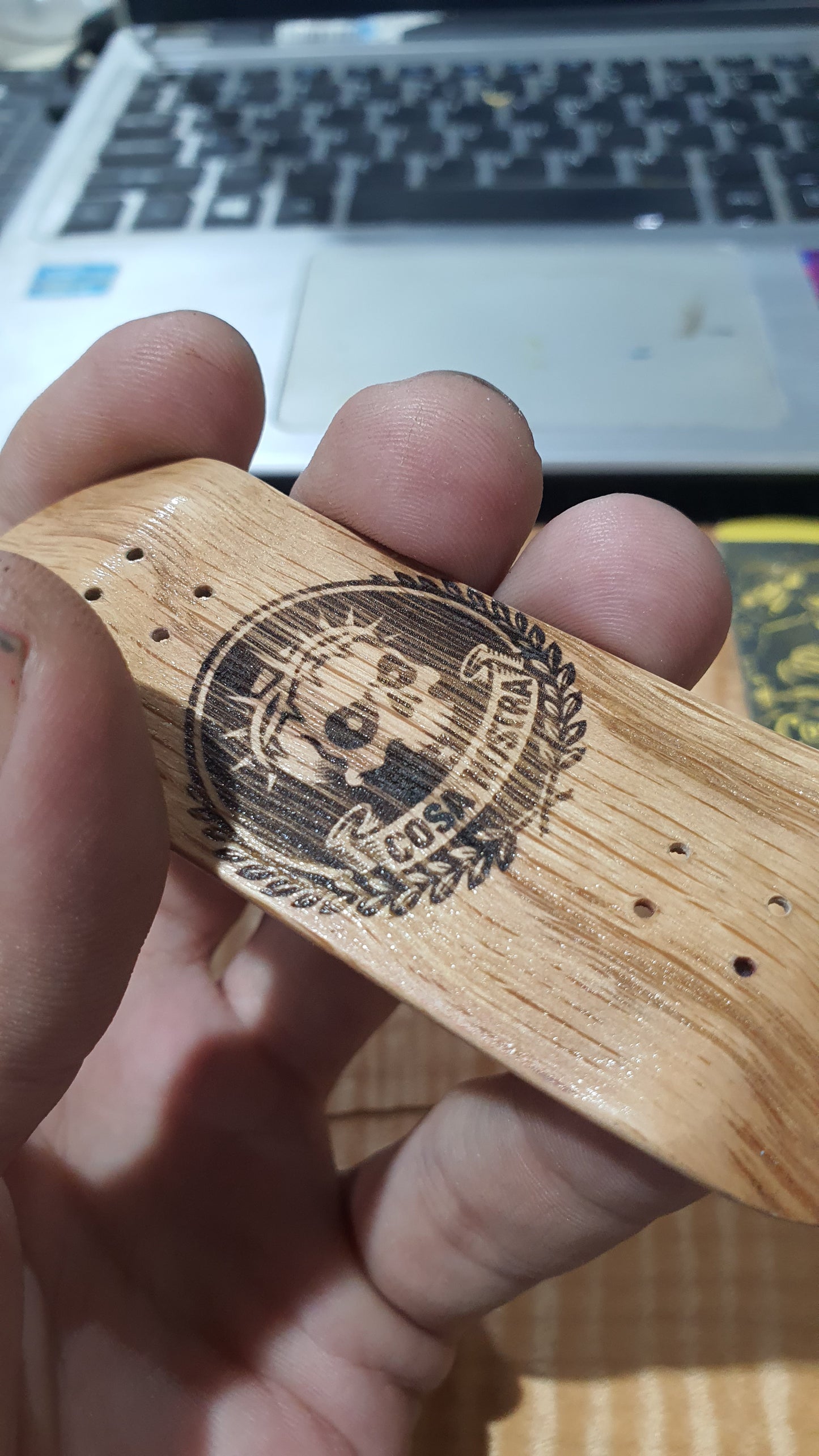 Cosa Nostra - Crest 34mm White Oak & Maple Fingerboard