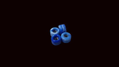 Saigon Skateboards 2026-2027 Swirl Fingerboard Wheels, TPU 64D, ABEC-7