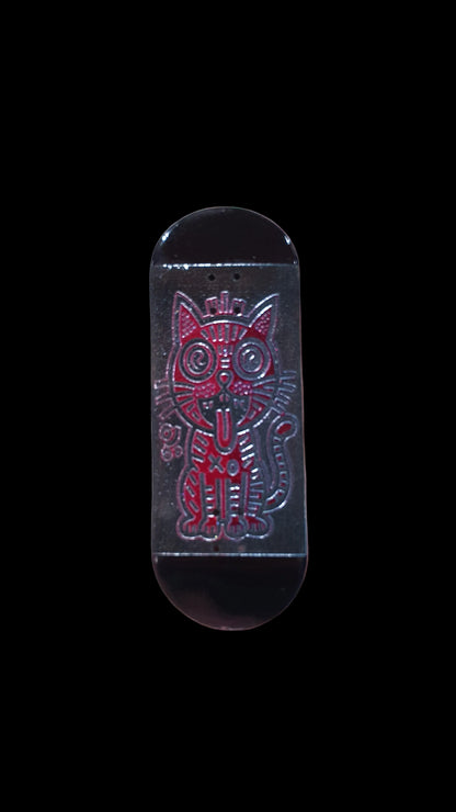 Saigon Skateboards " Meow" 33.3mm Fingerboard Deck