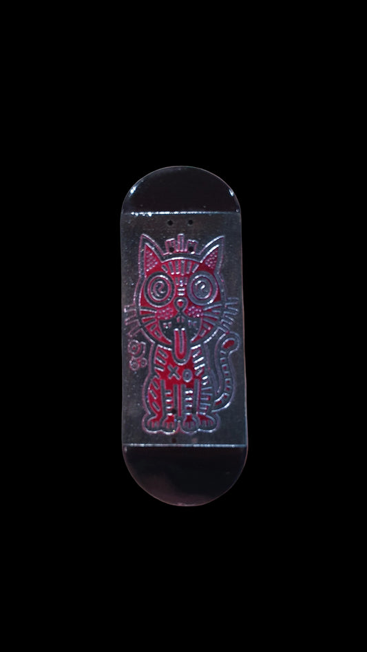 Saigon Skateboards " Meow" 33.3mm Fingerboard Deck