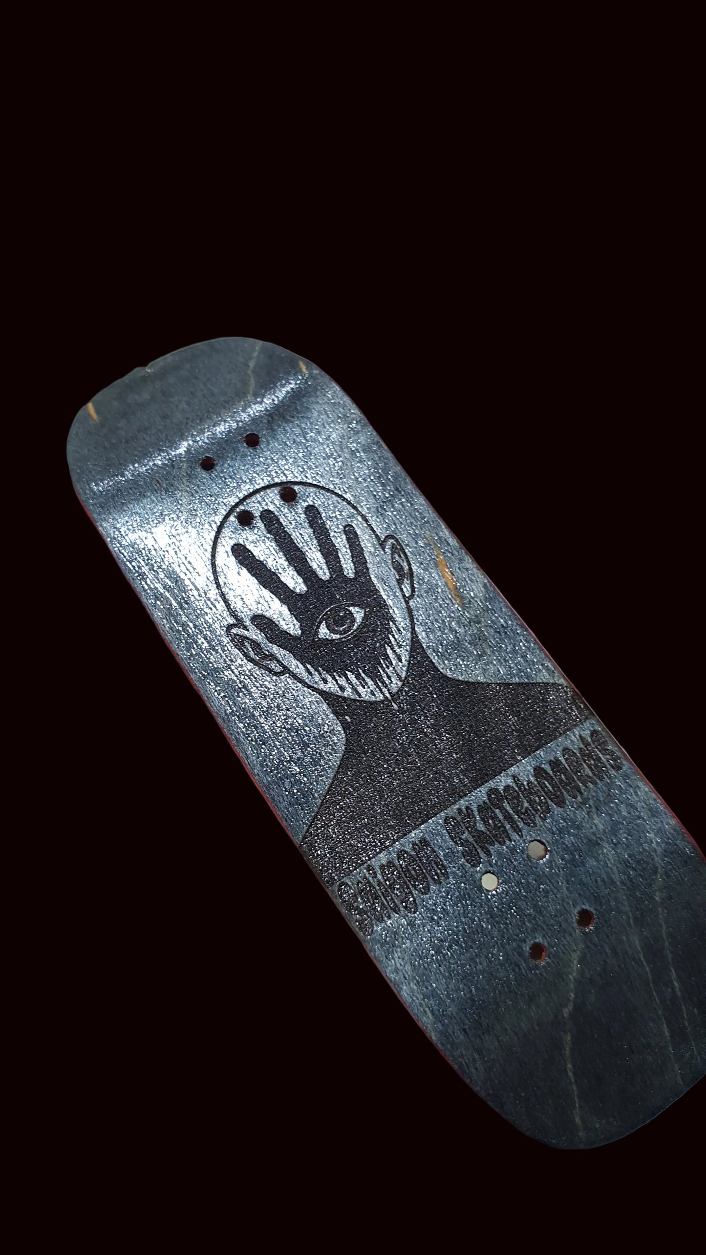 Saigon Skateboards "Face Palm" 34mm Fingerboard Deck