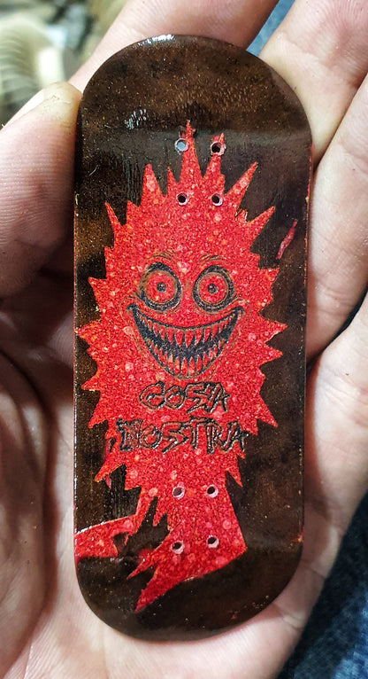 Cosa Nostra Handmade 34mm Burl Smiley Fingerboard