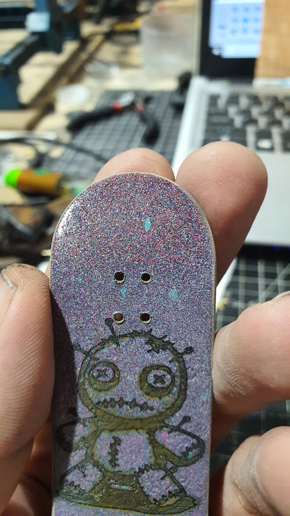 Saigon Skateboards 32mmx98mm 5-ply Canadian maple fingerboard "Voodoo"