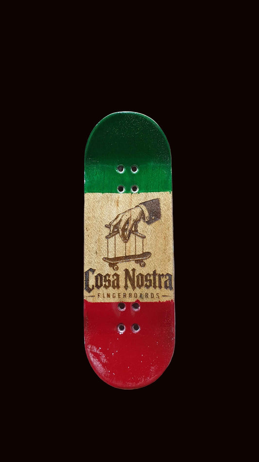 Cosa Nostra Handmade 5-ply Canadian Maple "Chess" 32mm Fingerboard Deck