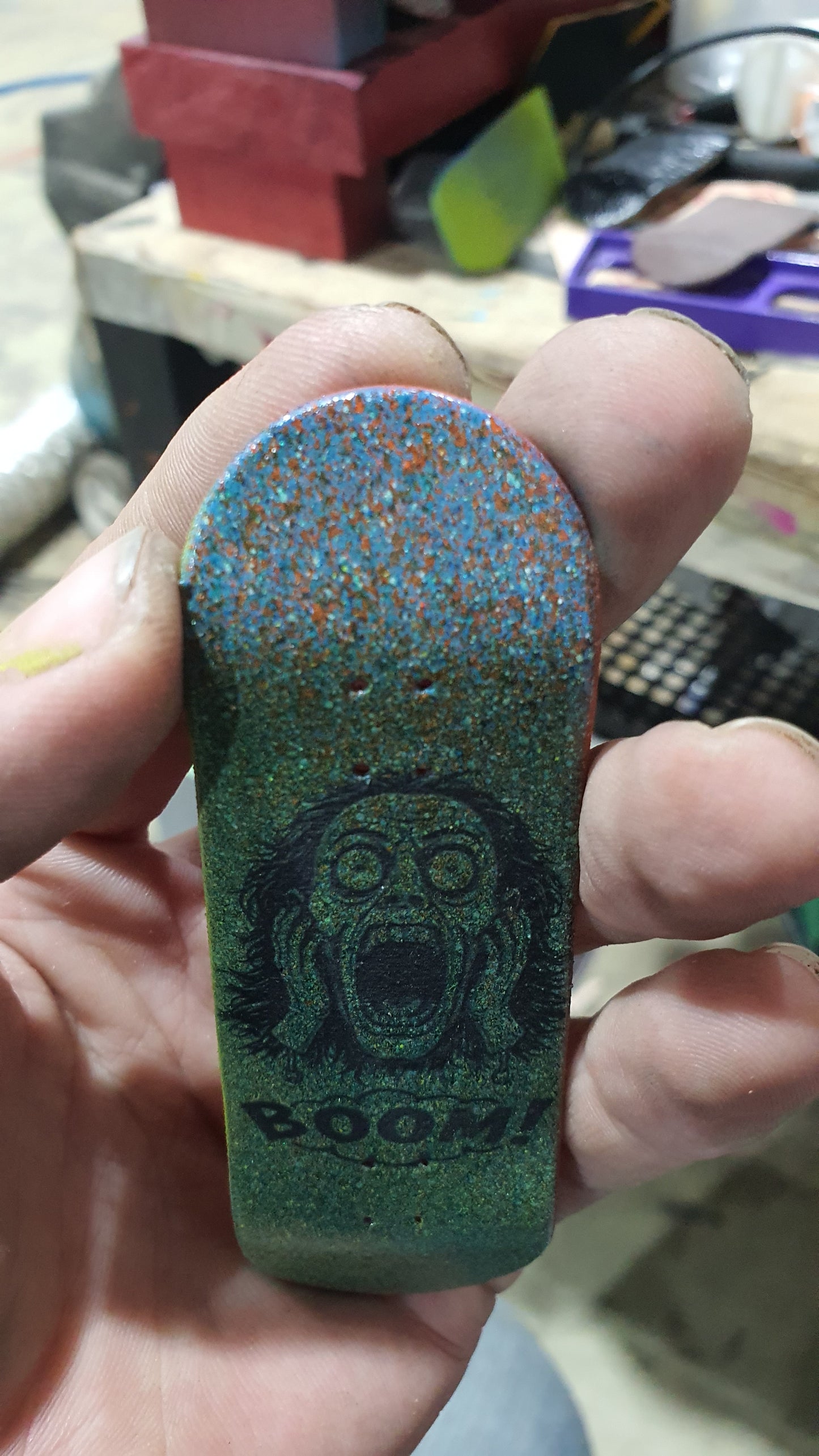 Saigon Skateboards 5-ply Canadian Maple 32mmx100mm Fingerboard  Custom. Popsicle Shape