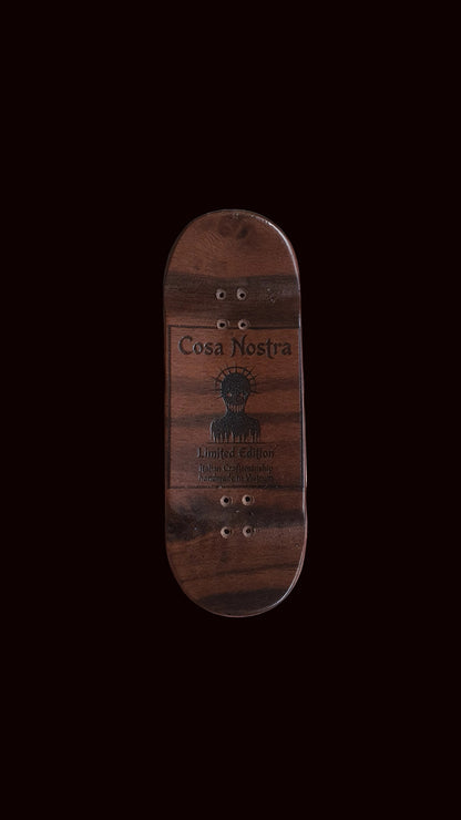 Cosa Nostra Handmade "Asian Dragon" Hand Painted 34mm Fingerboard Deck