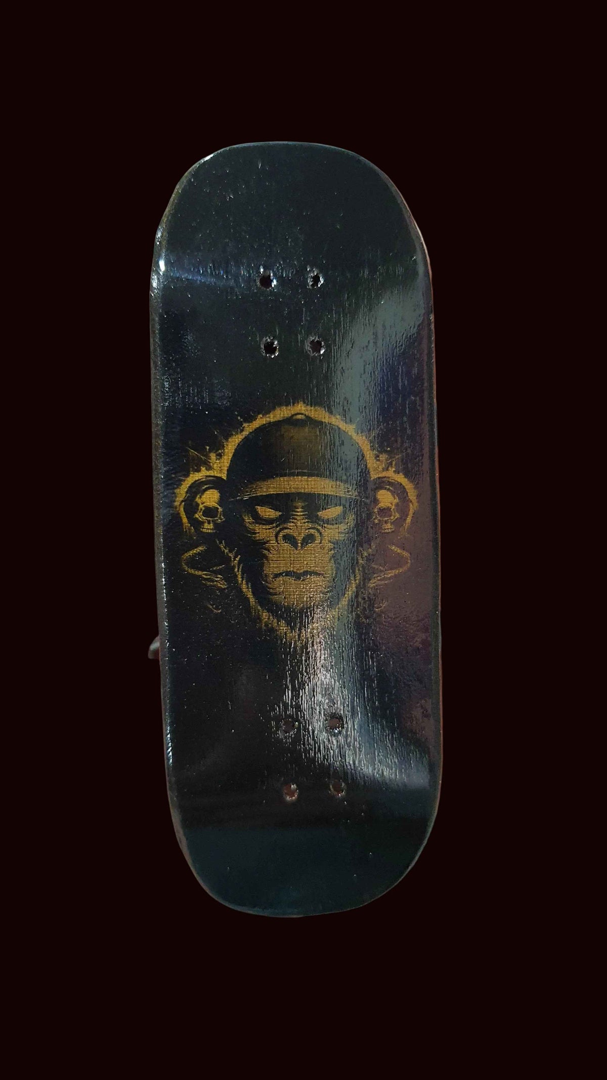Experience Precision with the Saigon Skateboards Negative Monkey 34mm Fingerboard Deck
