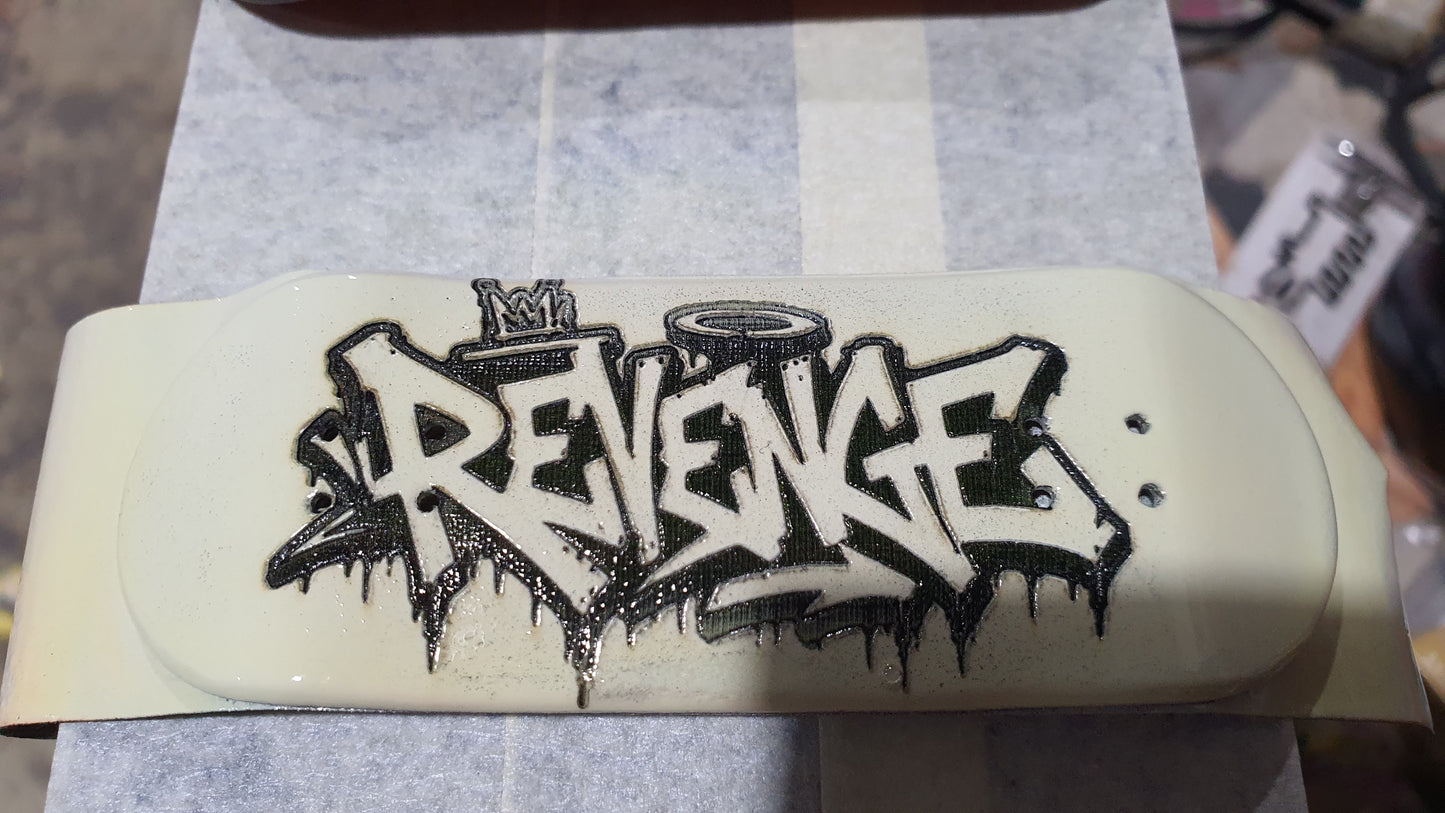 Revenge "Sleep with the fishes" 5-ply Canadian Maple Fingerboard Deck 33mm | Saigon Skateboards
