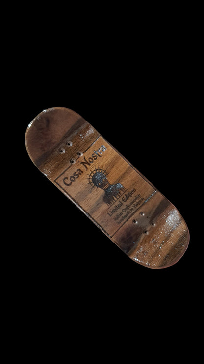 Cosa Nostra Handmade Professional "Asian Dragon" 34mm Fingerboard Deck