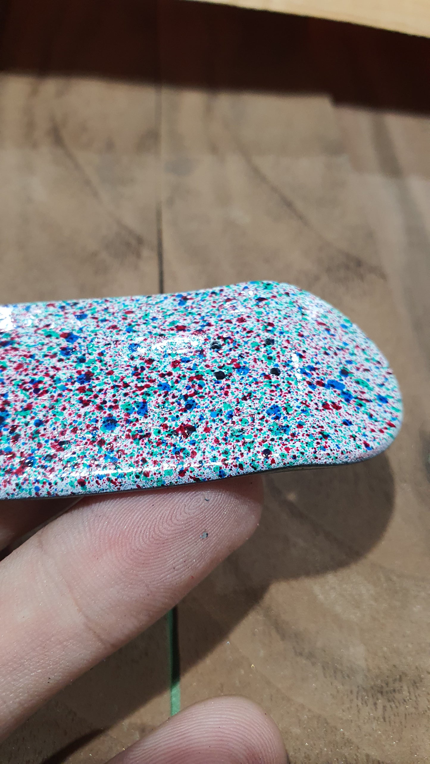 Saigon Skateboards "Pollock" Fingerboard Deck – 5-Ply Canadian Maple 33.3mm