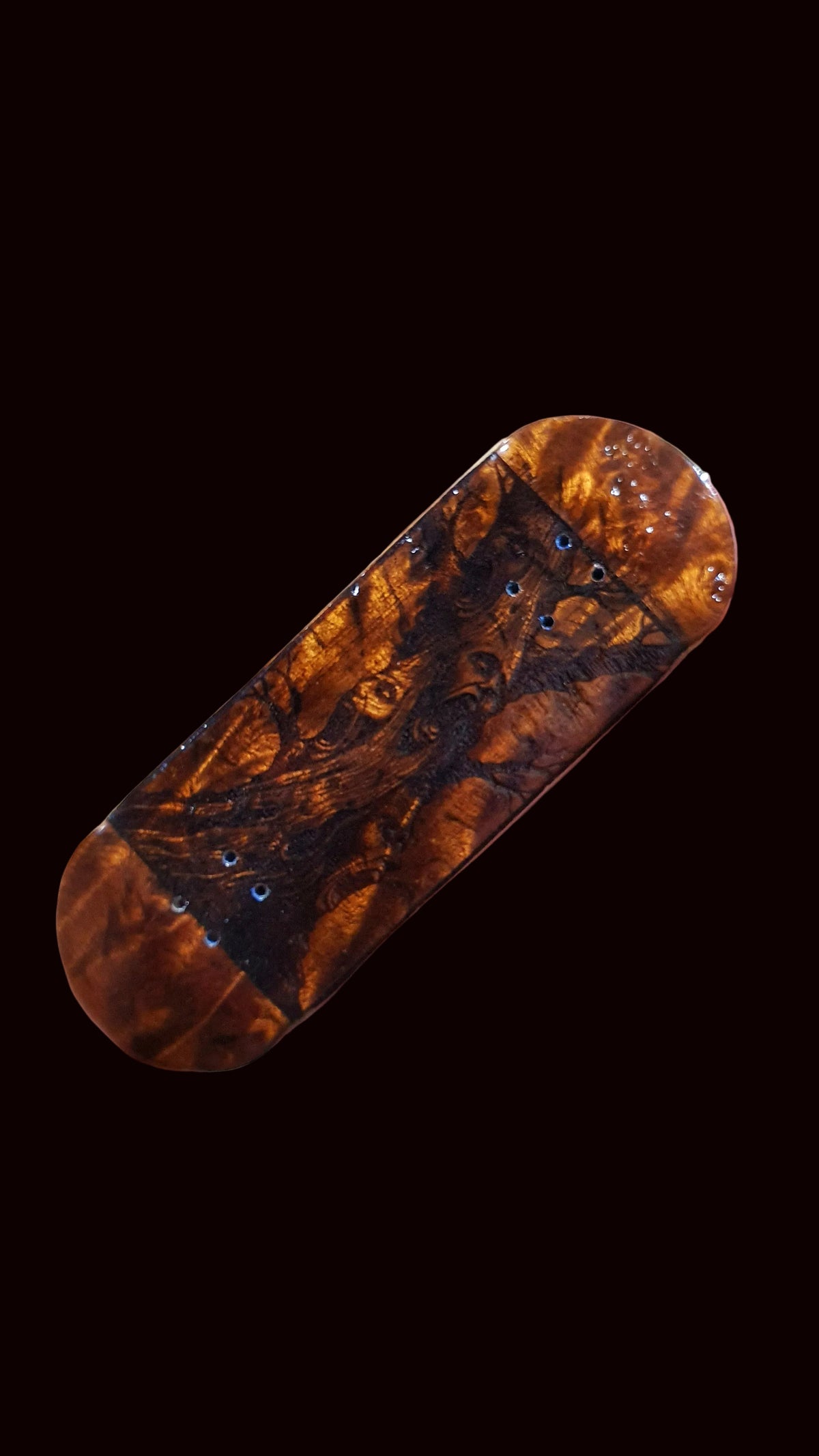 Cosa Nostra Handmade 6-Ply "Screaming Trees" 32mm Burl Fingerboard Deck