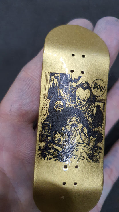 Saigon Skateboards "Gold Fear" 32mm Fingerboard Deck