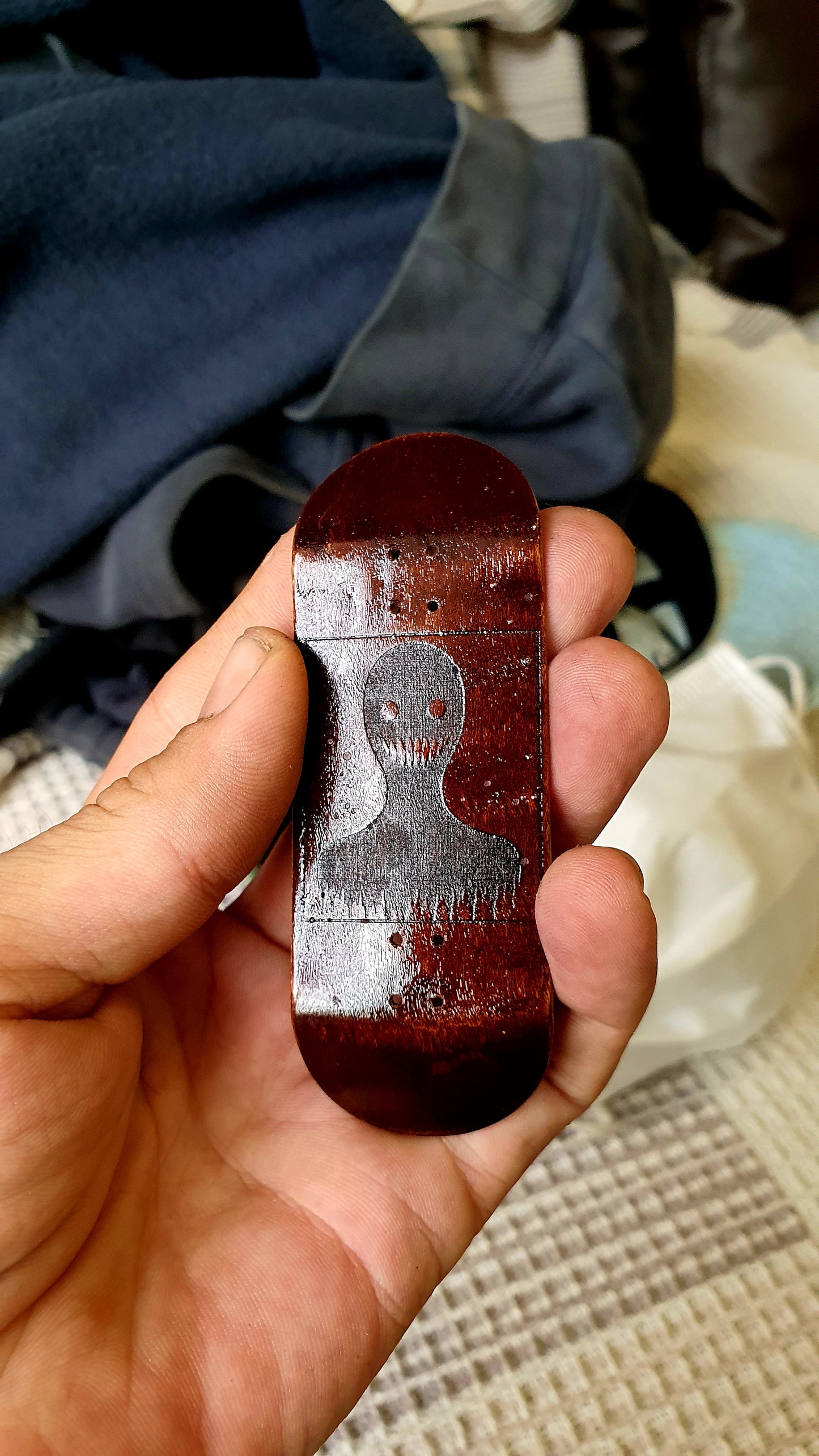 Cosa Nostra Custom Limited Edition "Freak Show" 34mm Fingerboard Deck