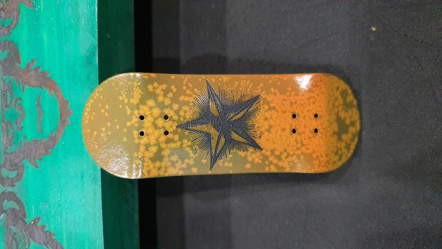 Saigon Skateboards "Rust" 34mm Fingerboard Deck