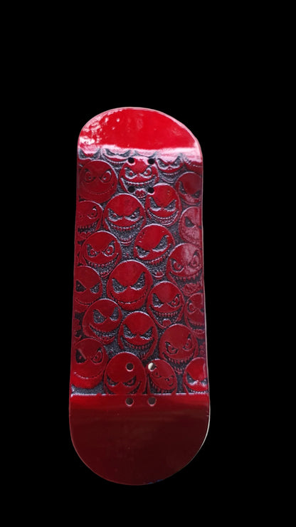 Cosa Nostra Handmade Custom "Faces" 32mm Fingerboard Deck