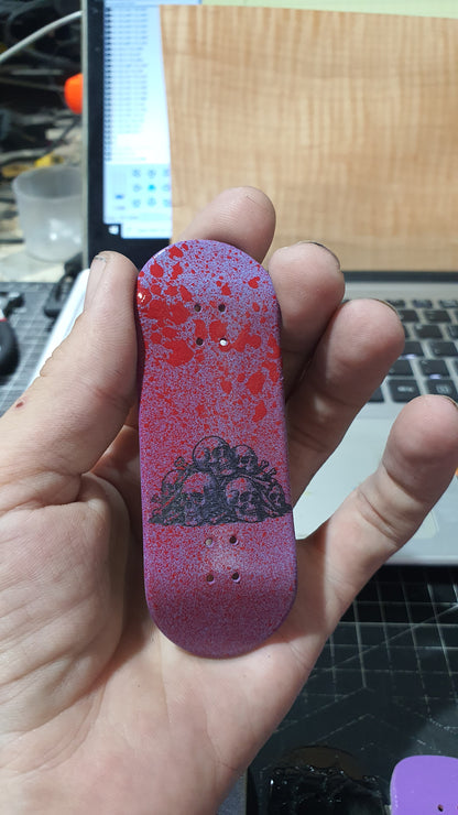 Saigon Skateboards 34mmx97mm 5-ply Canadian Maple Fingerboard "Genocide"