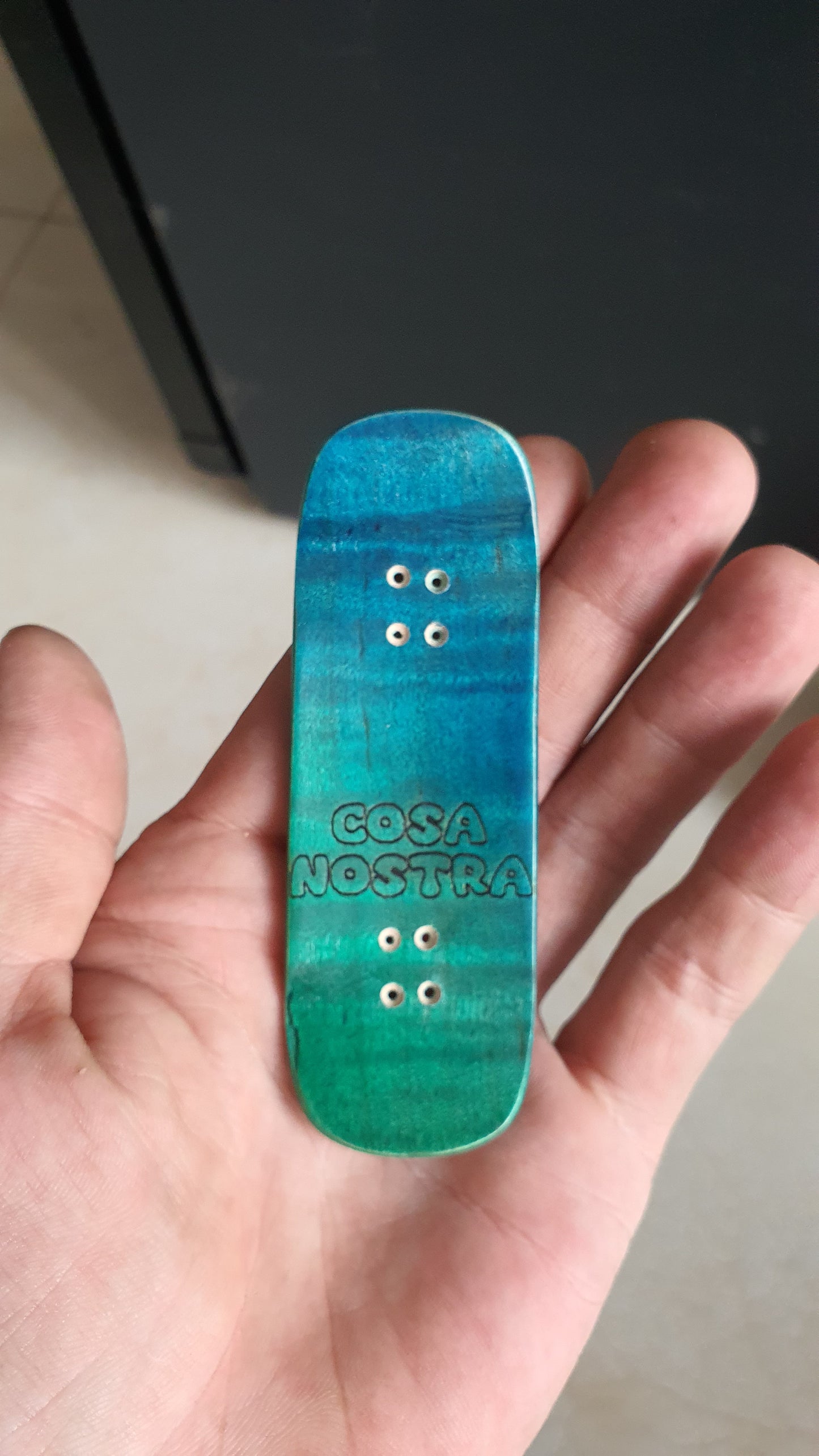 Cosa Nostra - Purple Zebra 34mmx98mm Canadian Maple Fingerboard  Boxy Shape