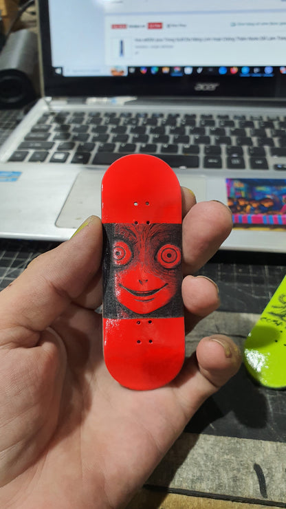 Saigon Skateboards 5-ply Canadian Maple Fingerboard 32mmx98mm Popsicle "Face"