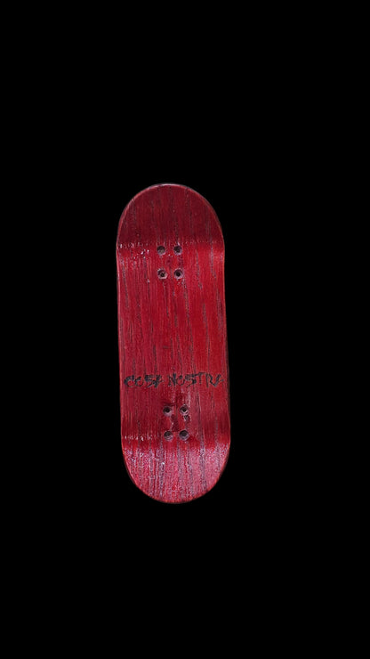 Cosa Nostra " Plum" Handmade Professional 34mm Wooden Fingerboard Deck