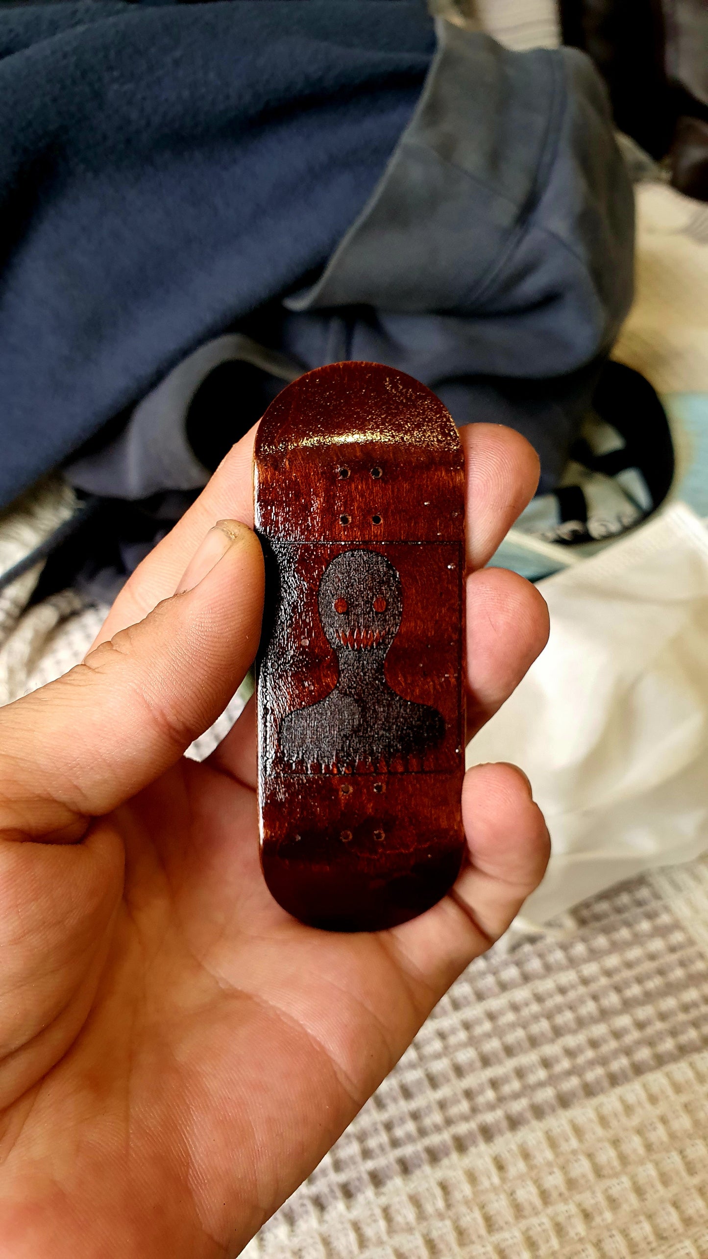Cosa Nostra Custom Limited Edition "Freak Show" 34mm Fingerboard Deck