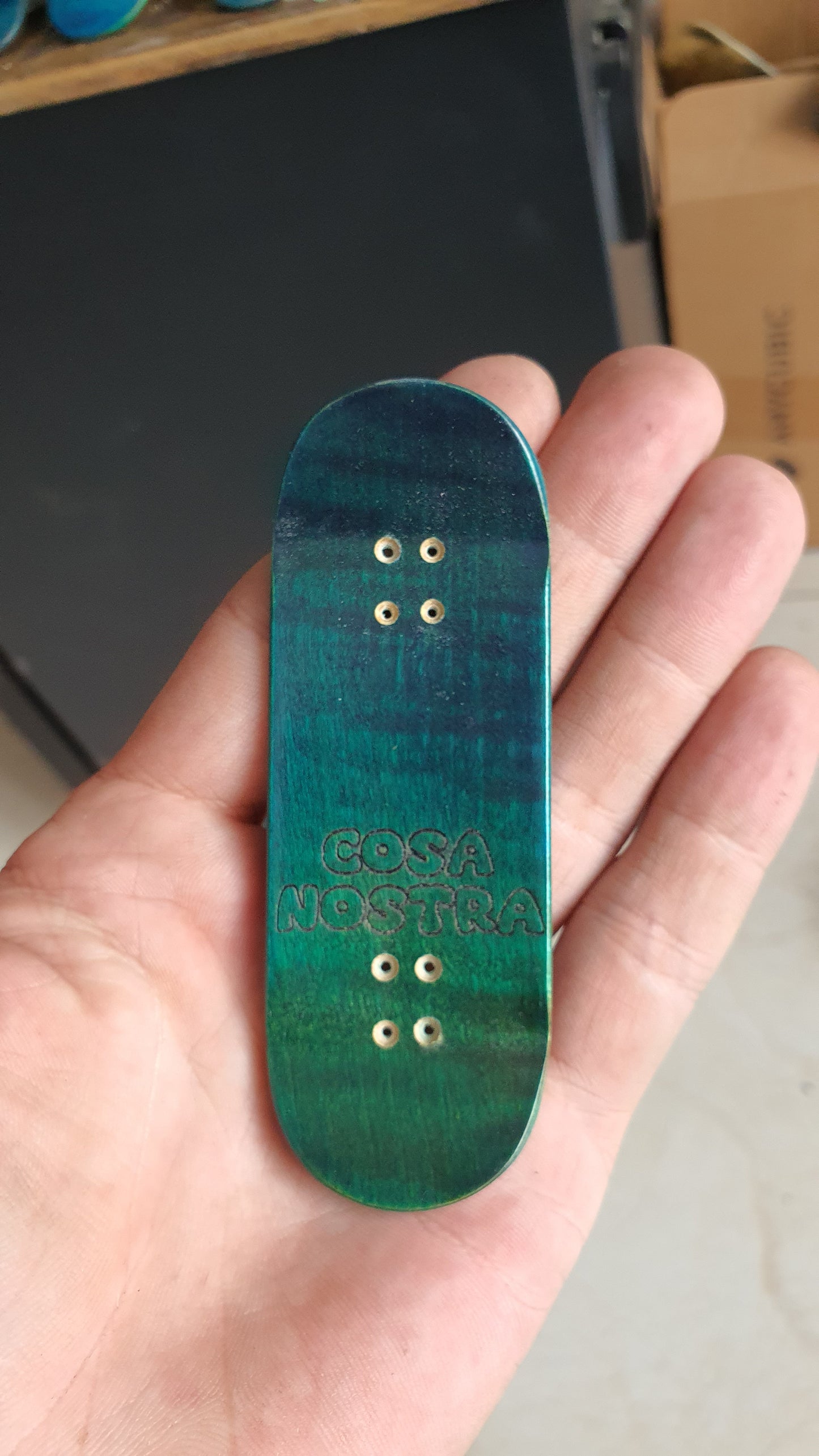 Cosa Nostra 34mmx98mm 5-ply Canadian Maple & Spalted Maple Fingerboard Popsicle Shape