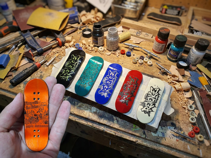 Revenge "Sleep with the fishes" 5-ply Canadian Maple Fingerboard Deck 33mm | Saigon Skateboards